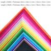 40Pcs Soft Felt Fabric Sheet Assorted Color Patchwork Sewing DIY Craft Squares Nonwoven 1mm Thick Handmade Fabric Weaving