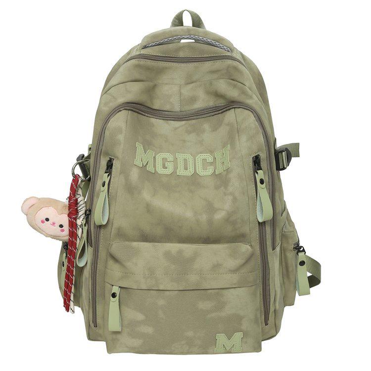 Lightweight, Ergonomic School Backpack for Male and Female Teens, Featuring Large Capacity, New Style, Double Shoulder Straps, and Back Protection.