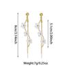Versatile Pendant Earrings Tassel Flower Earrings Elegant Fringe Hoop Earrings  Stylish Occasions