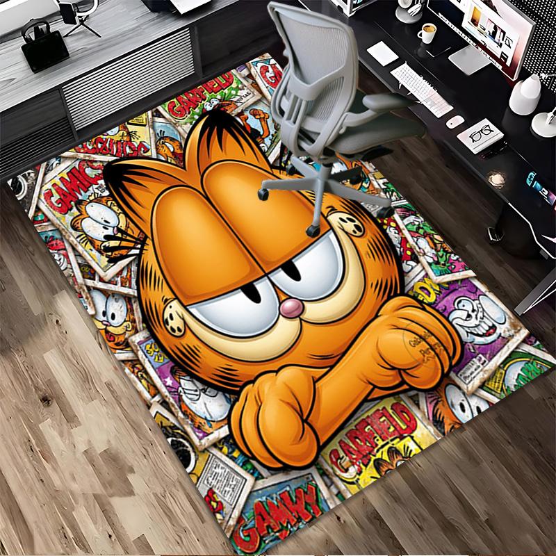 Garfield Comics Living Room Nonslip Area Rug Soft Carpet For Bedroom Game Playroom Sofa Office Home Decor Doormat Christmas Gift C9223