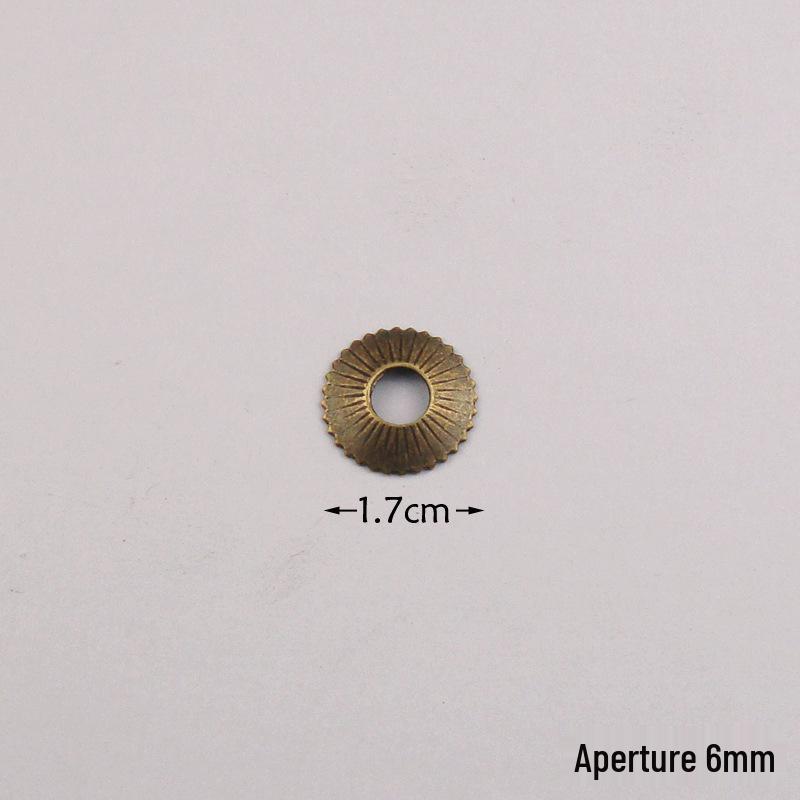 Antique Chinese Copper Plum Blossom Pull Handle and Gasket for Furniture Decoration