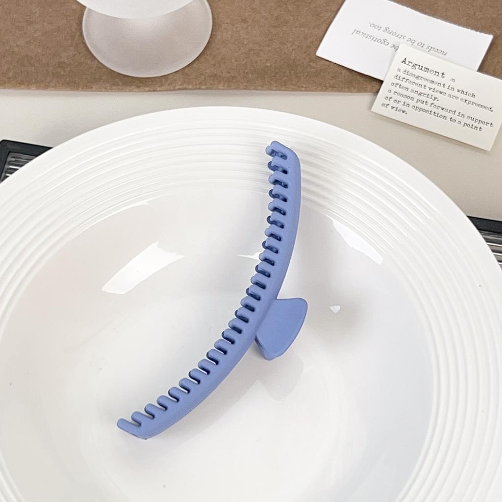 Simple Large Hair Claw Clips Plastic Hair Clips Matte Color Shark Clips Women Hair Accessories Daily Headwear