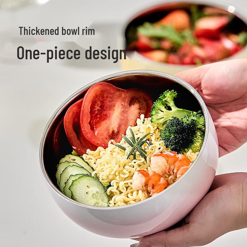 TREEJACK 304 Stainless Steel Gradient Soup/Salad Bowl