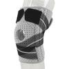 Strap Knee Protector Breathable Comfortable Grey 3D Cutting Ergonomic Design Regulable Protective Knee Pads for Adult
