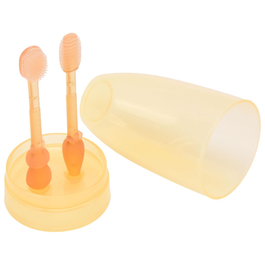 Szczoteczka dla malucha Dziecięca szczoteczka silikonowa Miękka szczoteczka do zębów Artefakt do czyszczenia języka i dziąseł