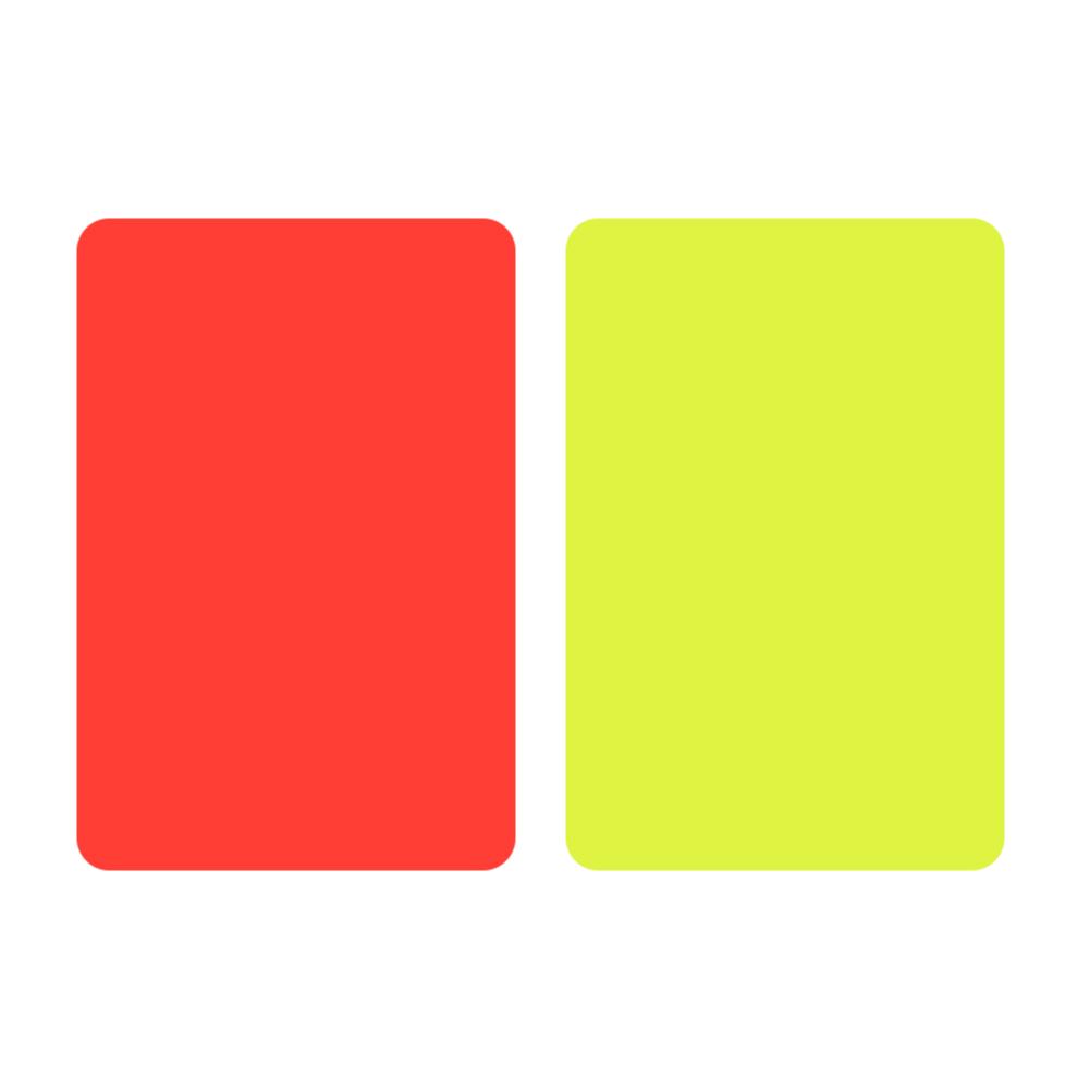 1-20Pairs Football Match Referee s Red And Yellow Card Set Football Sports Referee Equipment for Outdoor Football Match Training