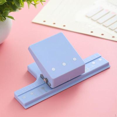 1 Piece Paper Hole Puncher 3 Punch Heavy Duty 5 Sheet Capacity Mini Metal