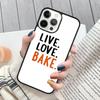 Baking Cook Chef Phone Case for iPhone 17 Air 16 15 14 12 13 PLUS 11 PRO MAX Cover Fundas Shell