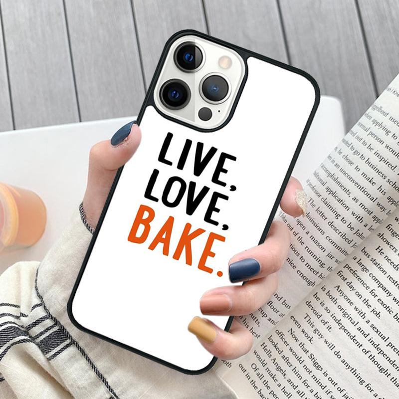 Baking Cook Chef Phone Case for iPhone 17 Air 16 15 14 12 13 PLUS 11 PRO MAX Cover Fundas Shell