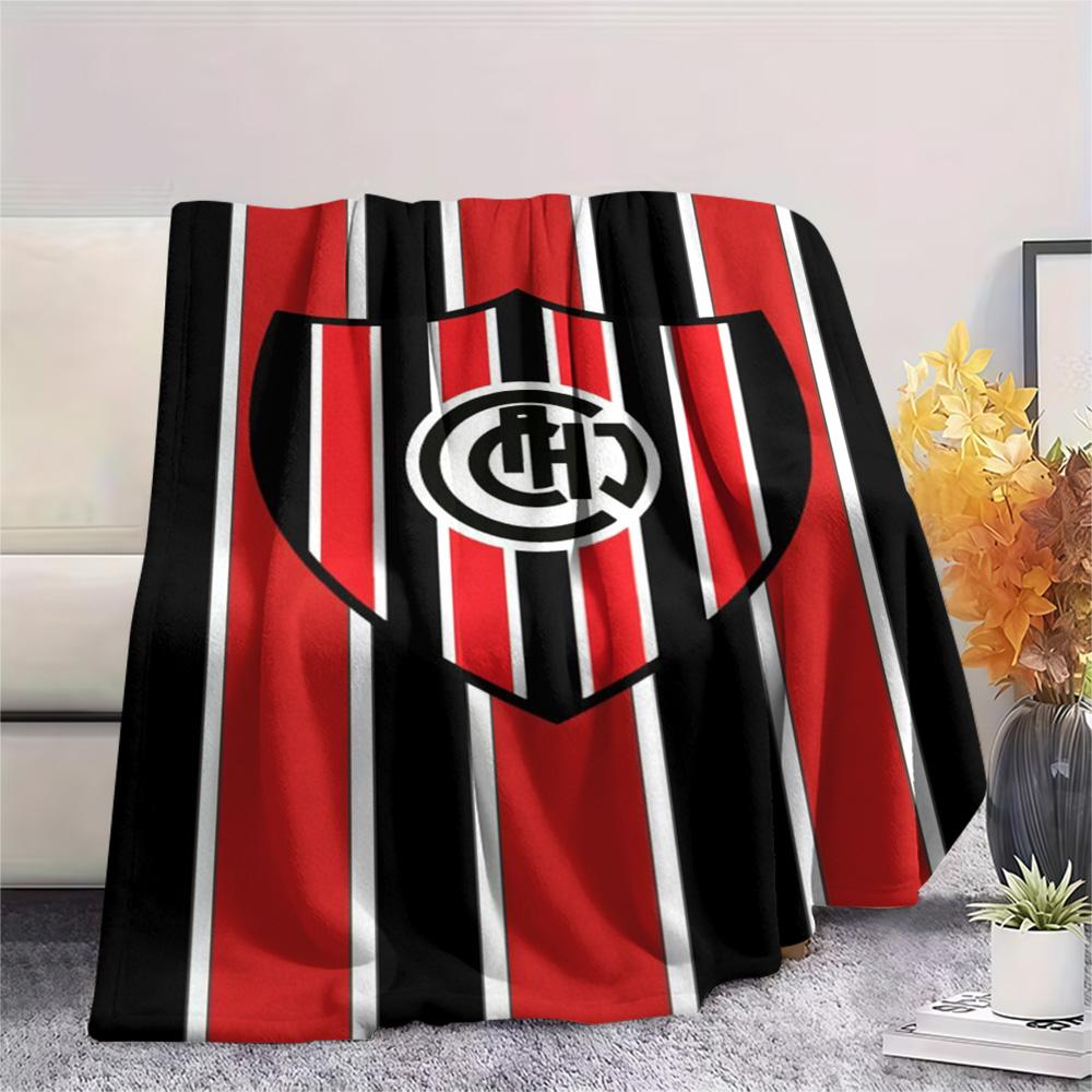 1Pc Chacarita Juniors Print Flannel Blanket High Quality Warm Comfortable Cover for All Seasons Perfect for Gifts Home Decor