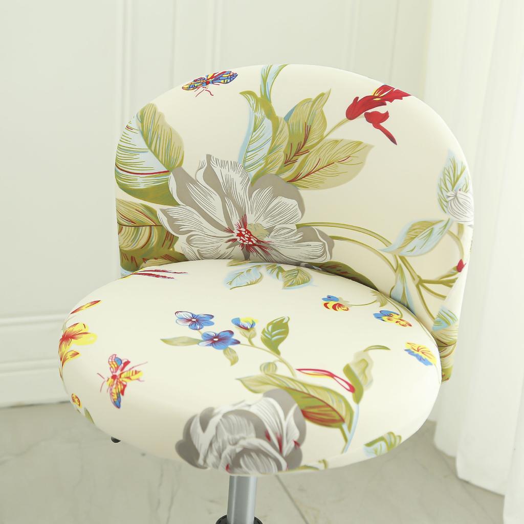 Universal Arc-shaped Chair Cover Cushion Backrest Computer Office Negotiation Meeting Seat Cover Milk Tea Shop Chair Stool