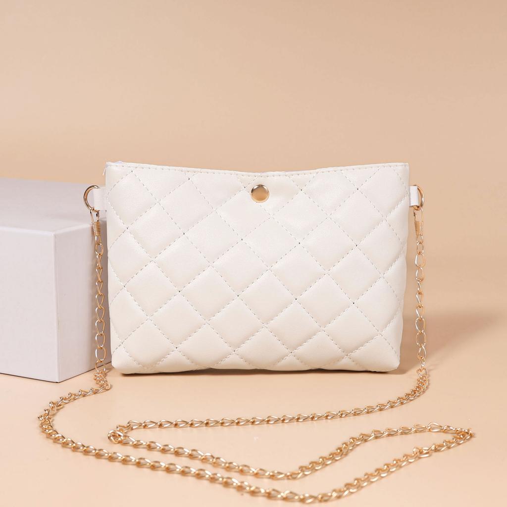 Leisure Classic Small Bag New Handbags Diamond Grid Shoulder Bag Women's Mobile Phone Bag Texture Welfare Bag