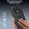 For TECNO Spark 30 4G Case Carbon Fiber Texture PC + TPU Phone Cover with Kickstand