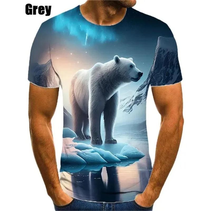 

Футболка с 3D-принтом серии North Star, быстросохнущая, с принтом животных 6xl