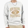Унисекс хлопковый свитер-пуловер с капюшоном, свитер с принтом, New Orleans Football, винтажный ретро-стиль, рубашка, пуловер, толстовка, повседневная толстовка с длинным рукавом