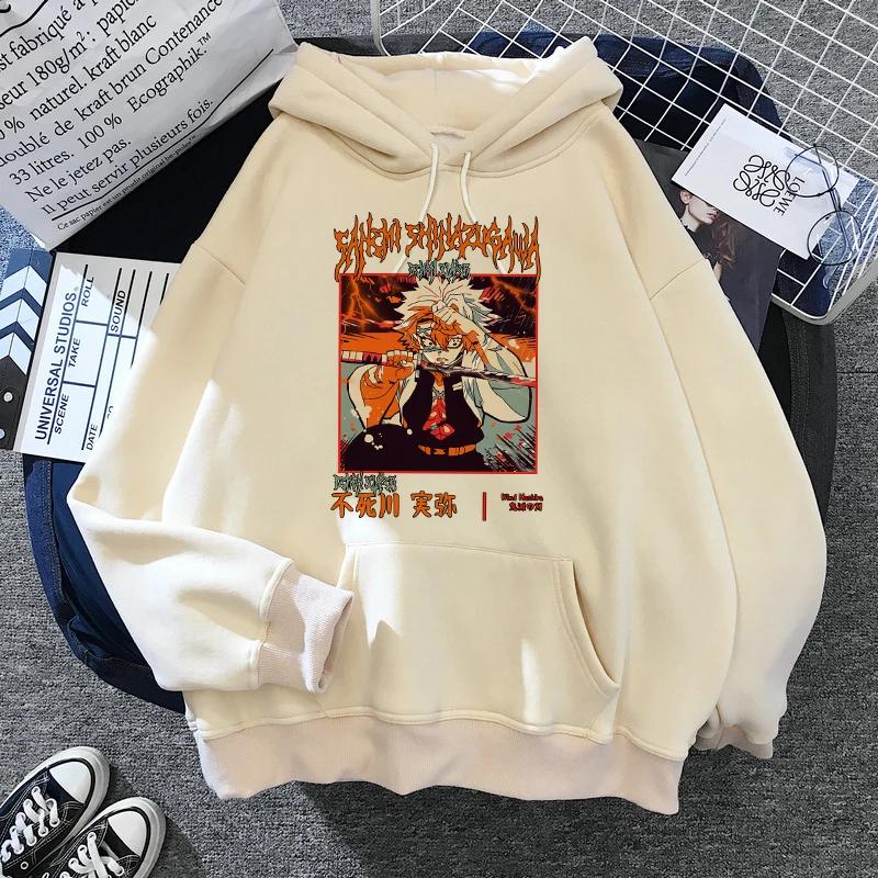 Kimetsu No Yaiba Manga Demon Slayer Hoodie Harajuku Japanese Animation Kawaii Sweatshirt Animation Tanjiro Kamado Nezuko