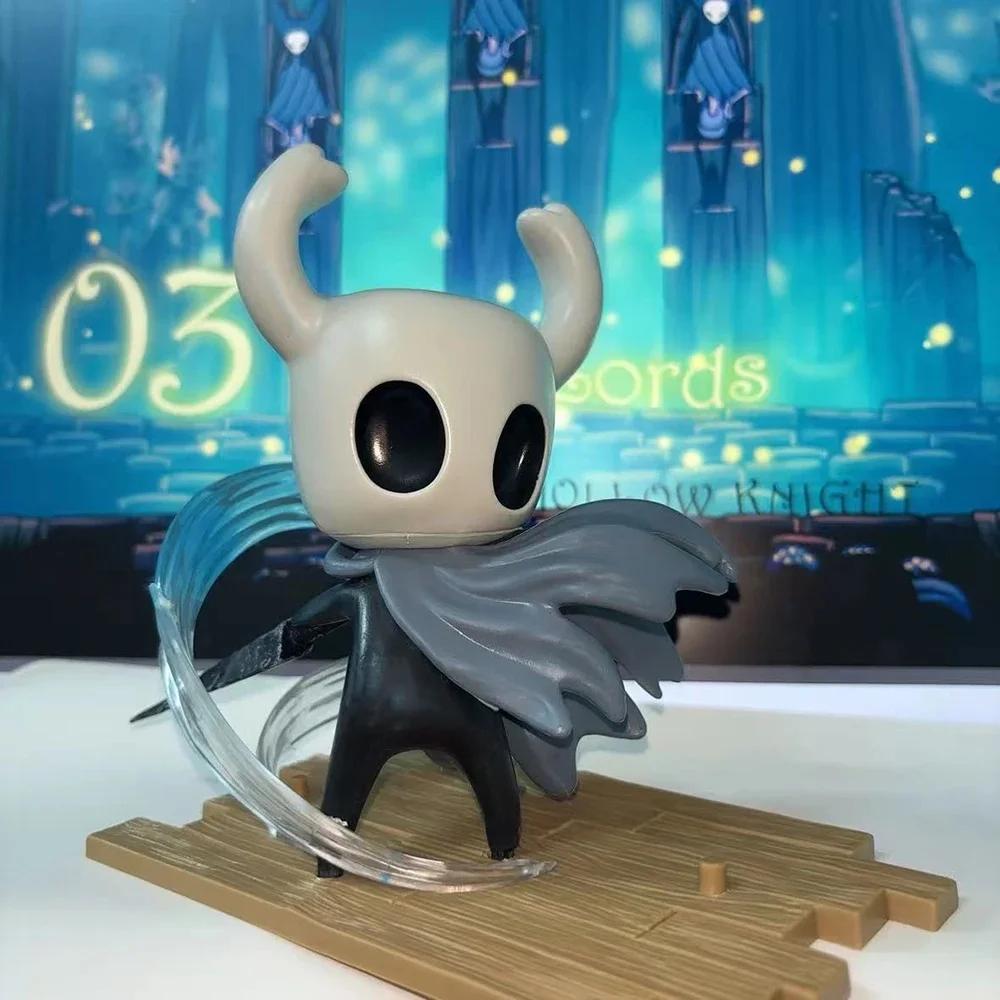 2Pcs/Set Hollow Knight Anime Game Figure Hollow Knight Pvc Action Figure Collectible Model Christmas Gifts Thanksgiving 4 Sold B