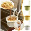 Self-Cleaning Push-Type Sink Strainer Basket - Automatic Food Waste Drain Basket with Removable Bottom, Easy Installation & Removal for Kitchen