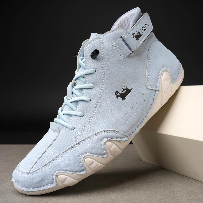 

Новые мужские мокасины Удобная повседневная брендовая обувь Легкая мягкая подошва Универсальная модная спортивная обувь для ходьбы 41 синий