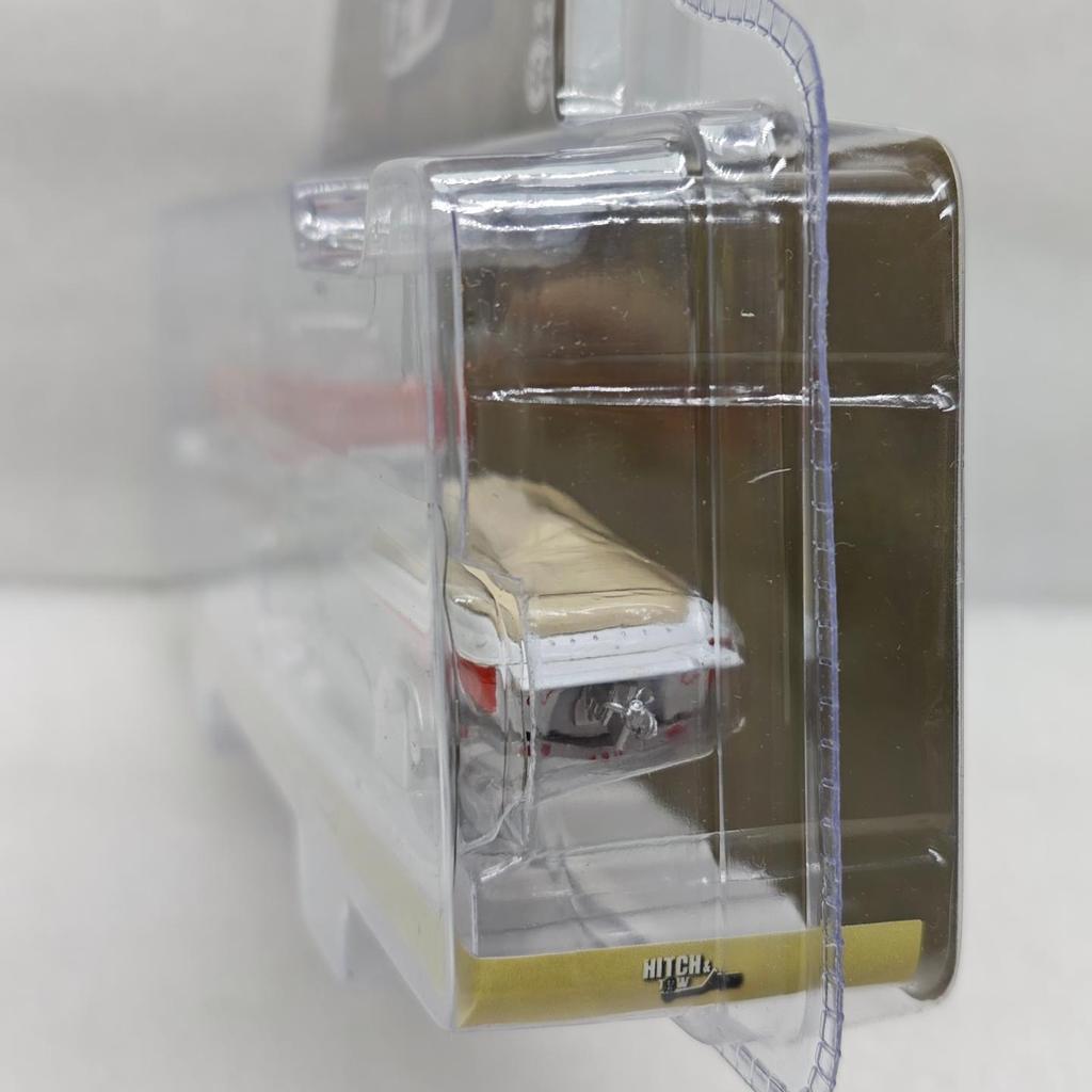 GreenLight 1:64 1950 Dodge D-100 with Boat and Trailer Alloy Mini Car Model Decoration Ornament Toy Gift