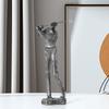 Golfing Statue Resin Figurine Table Centerpiece Decoration Modern Desk Golfer Sculpture for Window Office Cabinet Home Shelf