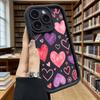 Watercolor Hearts Love Pattern Luxury Anti-Slip Phone Case For Xiaomi Redmi Note 15 14 13 12 11 10 9 Pro Full Protective Cover