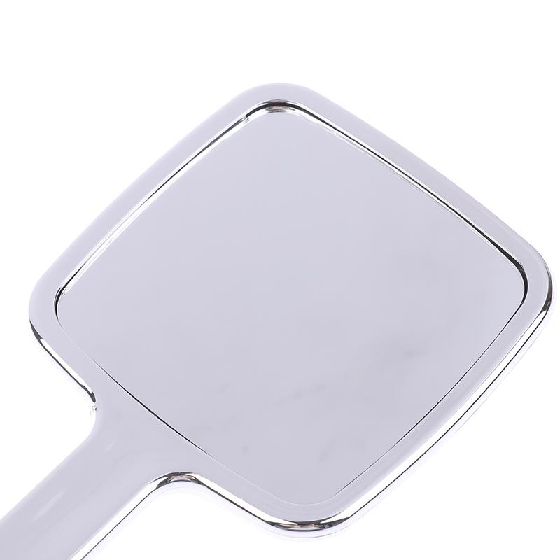 Flüssige Form Quadratischer Spiegel Mini Handheld Desktop Kosmetikspiegel Make-up Spiegel Reise Tragbarer Schönheitsspiegel