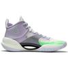 New LiNing Ultra Light Cushioning Anti Slip And Wear Resistant Breathable Coverage Support Mid Top Basketball Shoes Lilac ABAS027-5