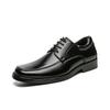 Large Size 482025 Four Seasons New Low Top Square Head Men's Business Casual Fashion Youth Wedding Leather Shoes