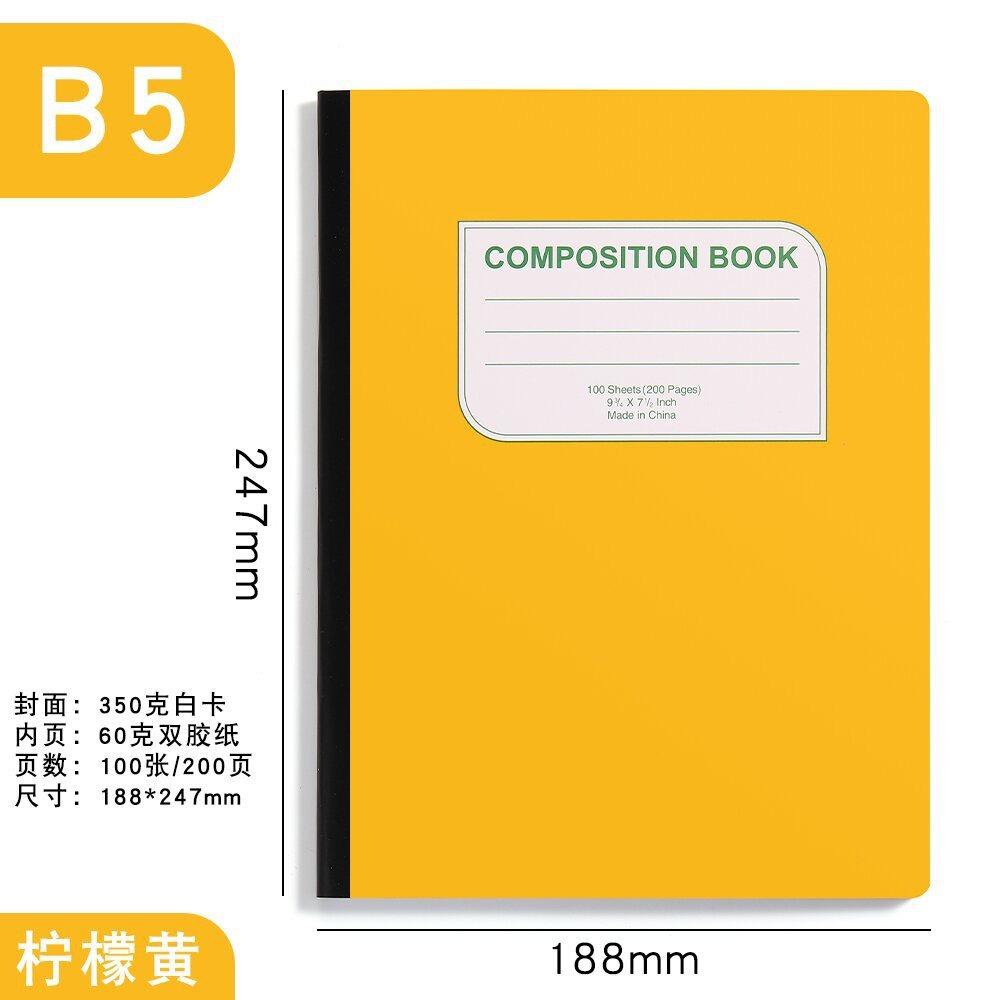 

Printed snowflake iron nails notebook B5 horizontal strip inner page 100 sheets 200 pages multi-color wholesale handbook creative trend