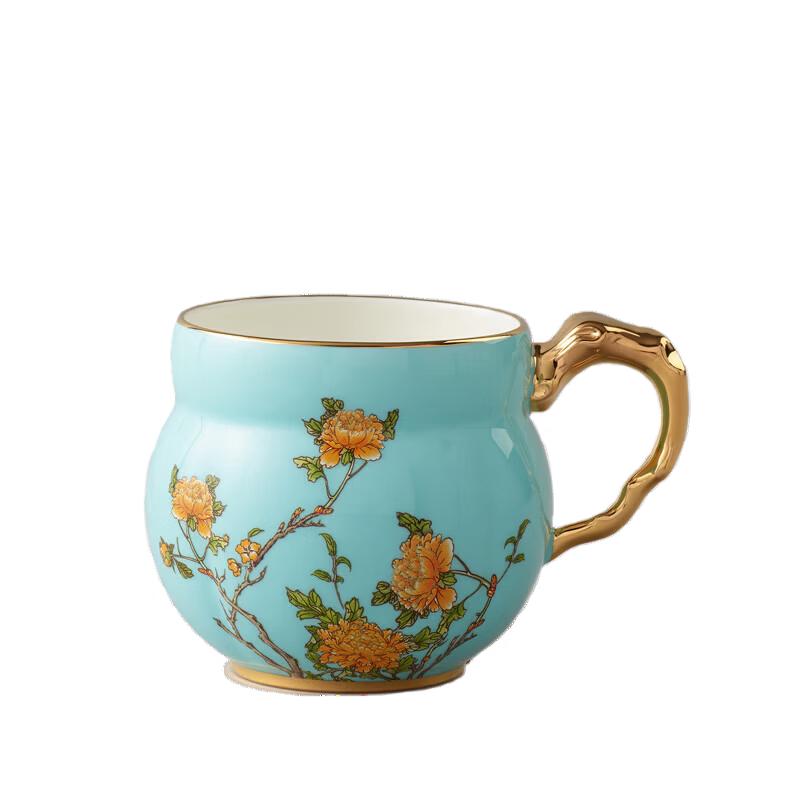 Auratic Madam s Porcelain Teacup - West Lake Blue