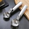 2PCS Stainless Steel Ice Cream Scoops Nonstick Triggers Design Effortlessly Scooping For Freezing Yogurts Sorbets Cakes