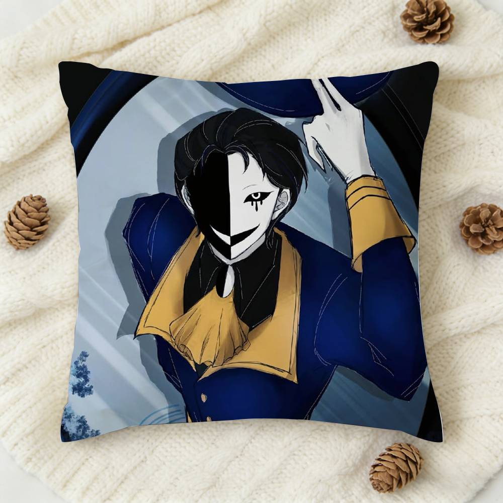 

Ticket Taker Doublesided Printed Square Decorative Cushion Cover for Sofa Living Room Home Decor 30x30 cm