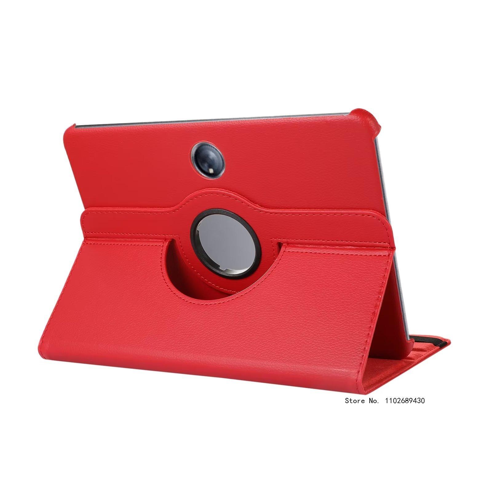 

Вращающийся на 360 градусов чехол для Oppo Pad 2 11,61 дюйма 2023 Air 10,36 дюйма 2022 Чехол для планшета Realme Pad 10,4 Mini 8,7 One Plus Pad 11,61 с подставкой Realme Pad Mini 8.7 красный