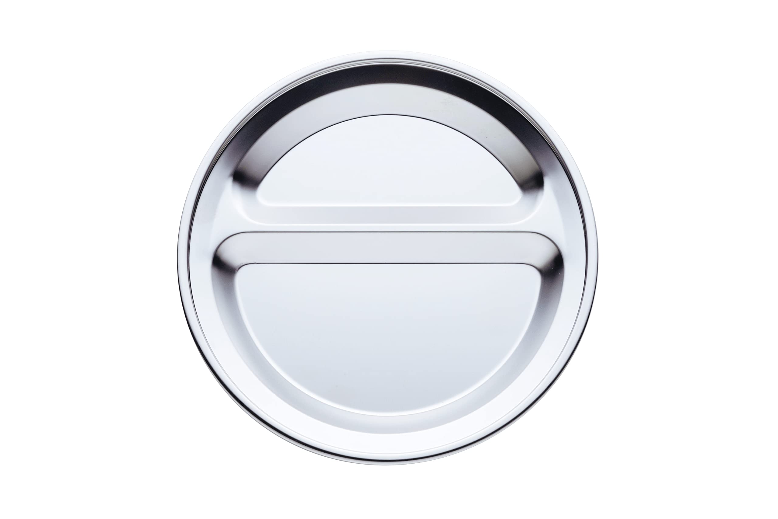 

Takakuwa Metal Lunch Plate Silver Round 410316