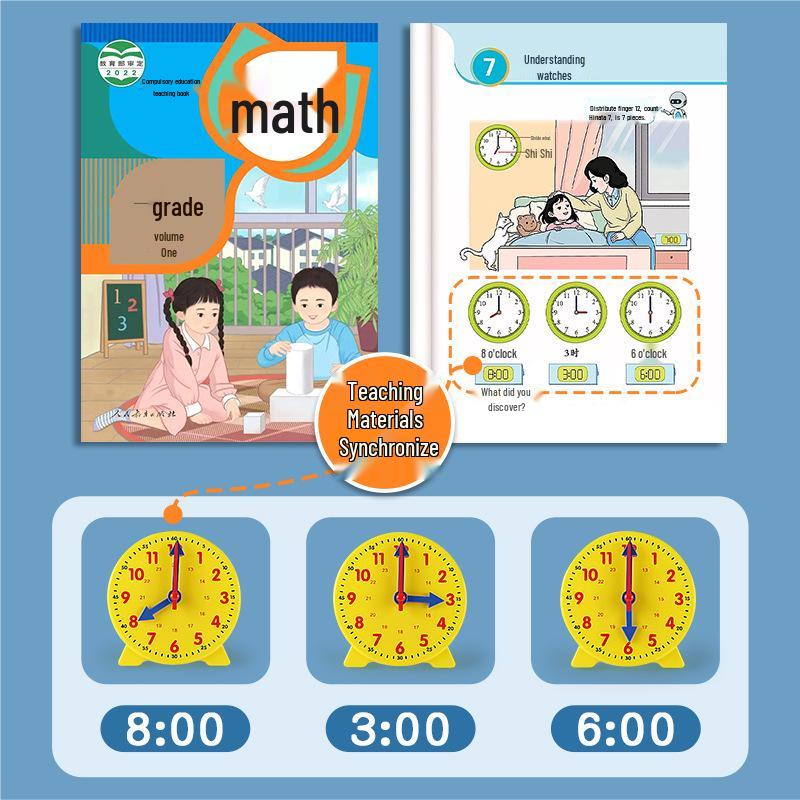 Kid's Educational Digital Alarm Clock Toy for Early Learning