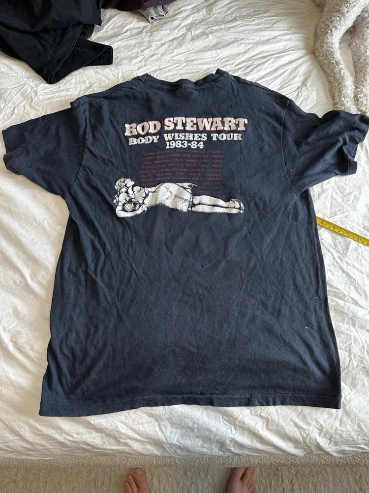 Rod Stewart Vintage Band T-Shirt 1983 Tour Unisex T-Shirt XXXL