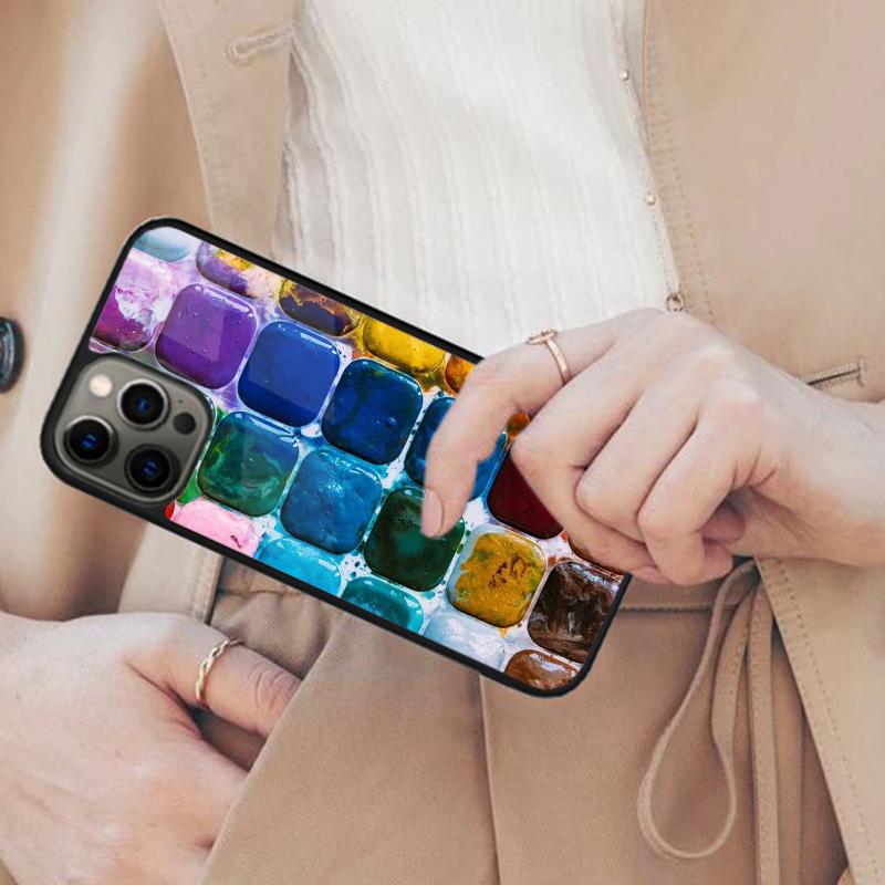 Paint Set Magnetic Phone Case For APPLE iPhone 17 Air 16 14 13 12 Pro Max 15 Plus Wireless Charge With MagSafe Cover