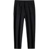 Anta Champion All-Weather Series Casual Solid Color Simple Straight Leg Zipper Letter Quick-Dry Comfortable Versatile Knitted Sports Pants 152430306-2