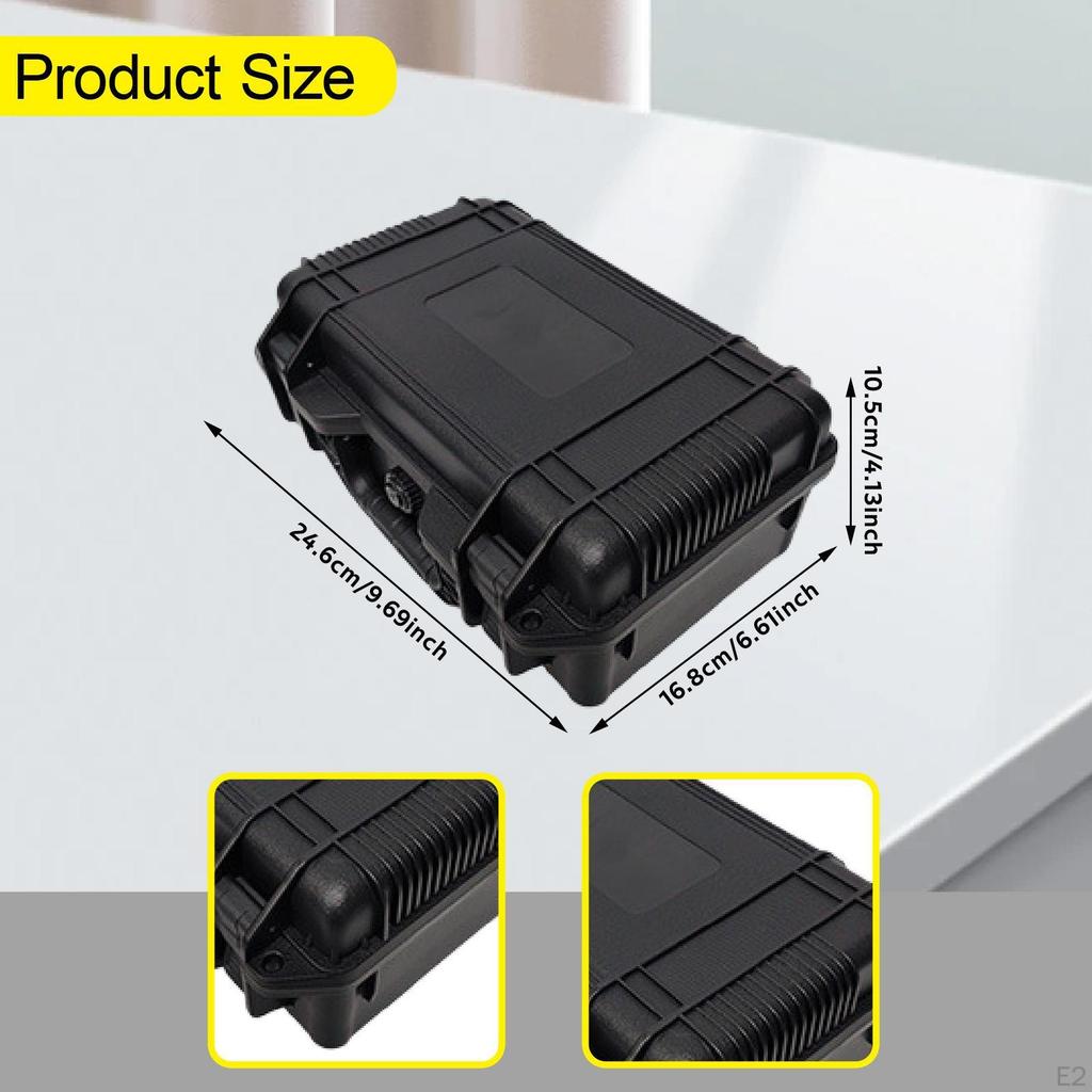 Portable Tool Box Lightweight Dustproof Protection Hard Case for Home Garage S