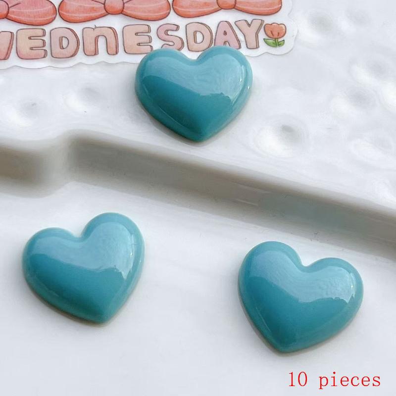 10Pcs Decorative Magnets Heart-Shaped Plastic Refrigerator Magnets For Kitchen Office Whiteboard Storage Cabinet & Dishwasher