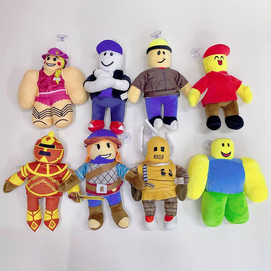 NEW 22cm Noob Plush Toy Cartoon Game Roblox Experiment Soft Stuffed Animals Dolls Birthday Christmas Children Gifts