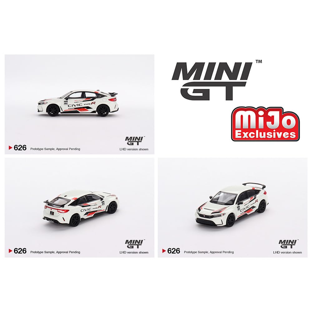 MINI GT 164 Scale MiJo Limited Edition - Honda Civic Type R - 2023 Thanks Day Vietnam MGT00626-MJ