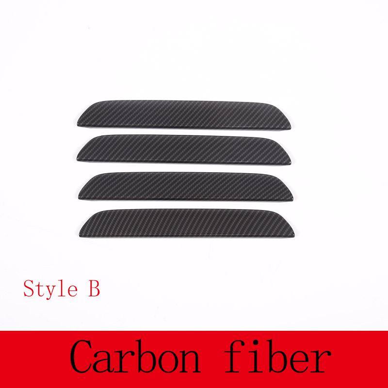 

For BMW X1 U11 2026 For BMW 5 Series G60 2026 ABS Carbon fiber Car Handle Protection Cover Decorative Sticker Accessories