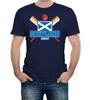 Mens Scotland Cricket Supporter Flag T-Shirt World Cup Twenty Test Match