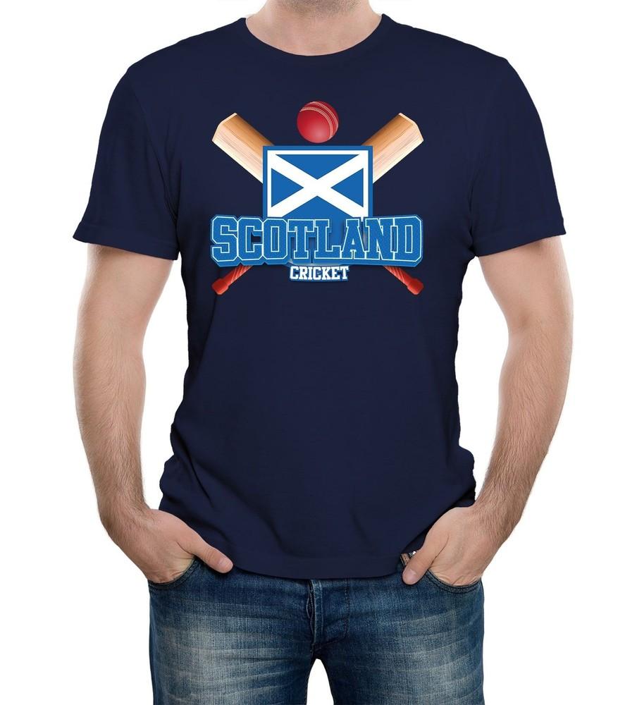 

Mens Scotland Cricket Supporter Flag T-Shirt World Cup Twenty Test Match 2XL