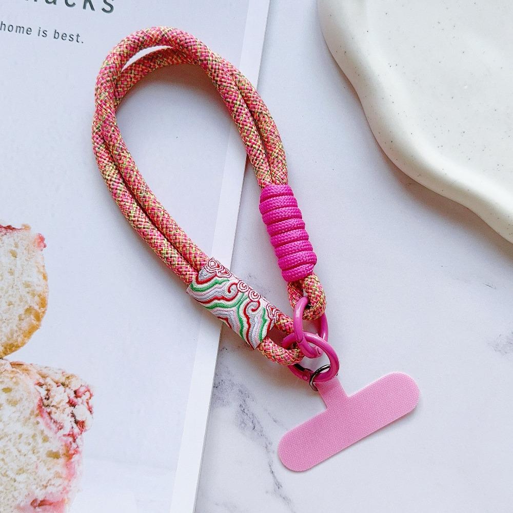 Handwoven Mobile Phone Lanyard Braided Phone Wrist Straps Universal Anti-lost Rope