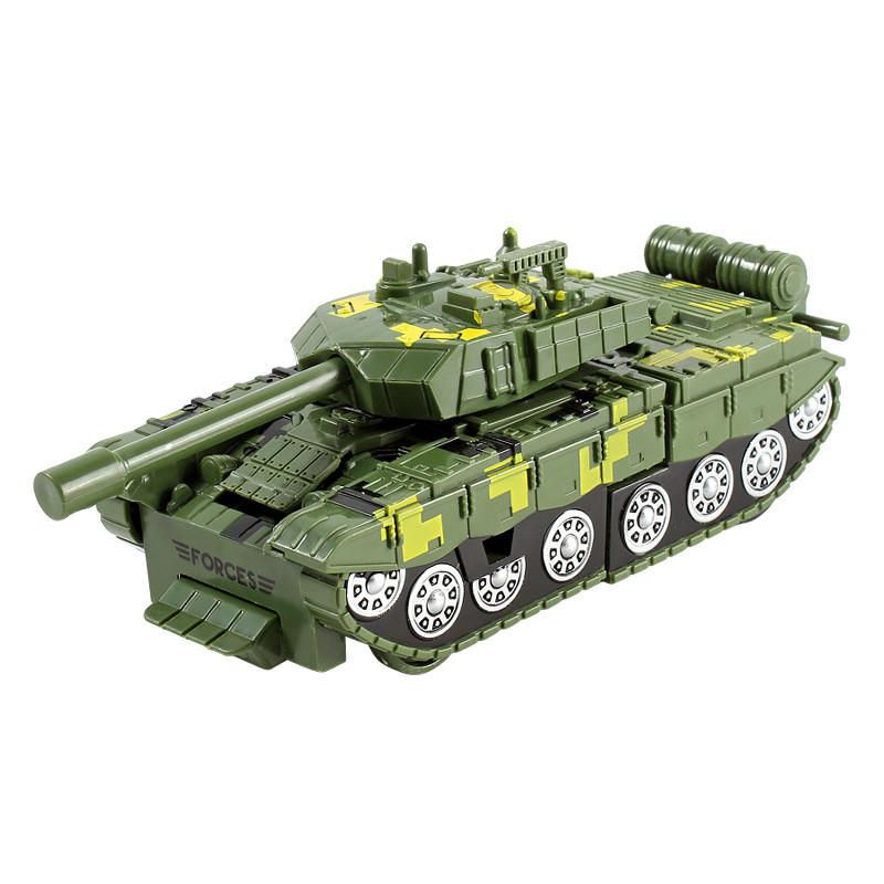 Childrens Toy Tank Inertia Deformation Model With Onebutton Transformation For Education Play