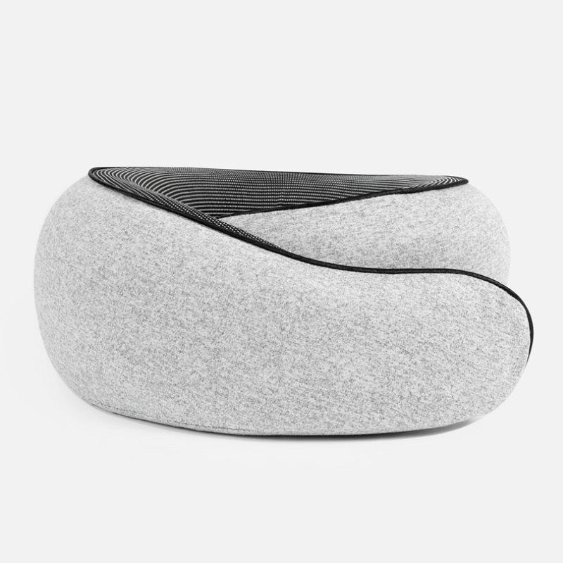 Memory Foam Neck Pillow for Travel with 360 Head Support Soft Chin Support Comfortable for Airplane Car Office Nap