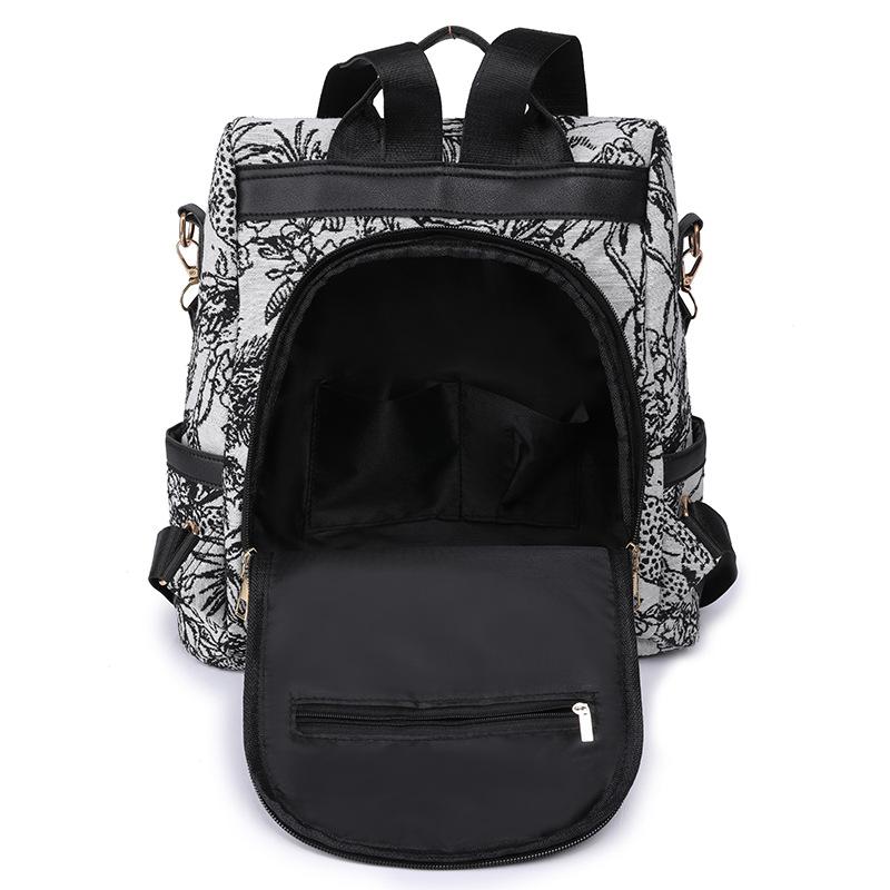 Multi-purpose Bag Women's New American Retro Trend Backpack Large Capacity Simple Niche Women's Backpack